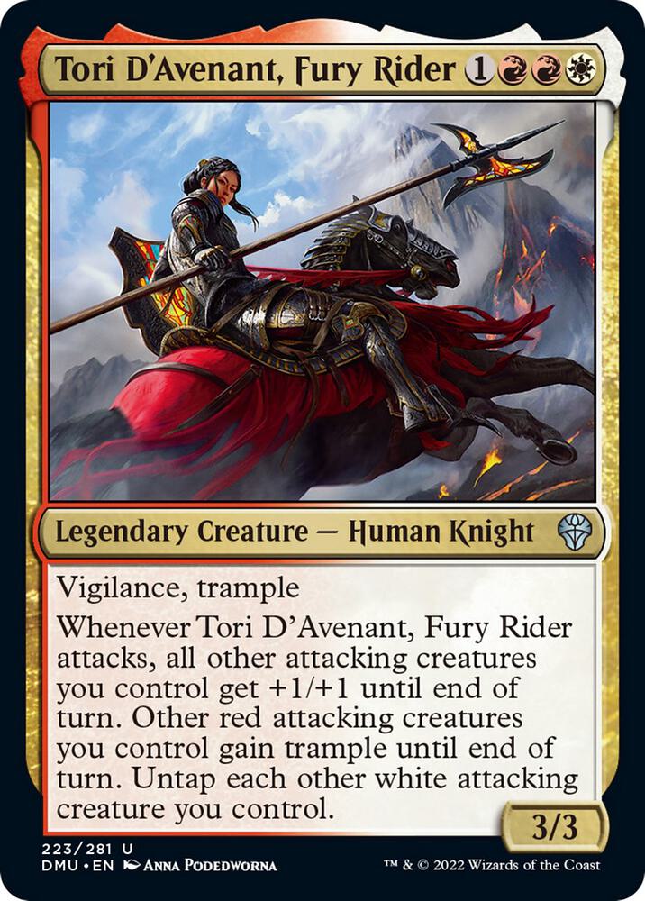 Tori D'Avenant, Fury Rider [Dominaria United] 223
