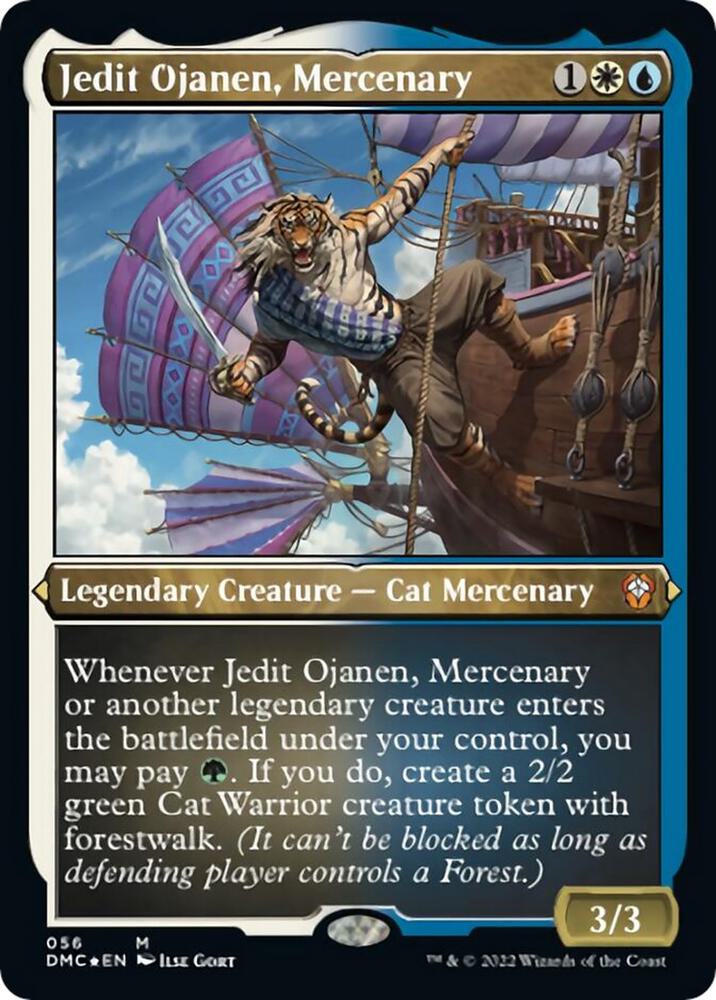 Jedit Ojanen, Mercenary (Foil Etched) [Commander: Dominaria United] 56