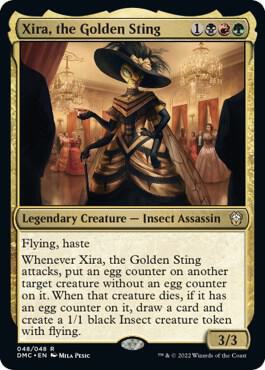 Xira, the Golden Sting [Commander: Dominaria United] 48