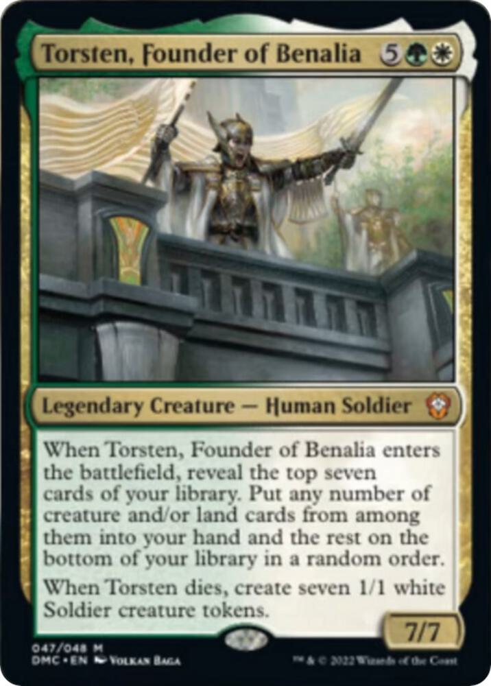Torsten, Founder of Benalia [Commander: Dominaria United] 47