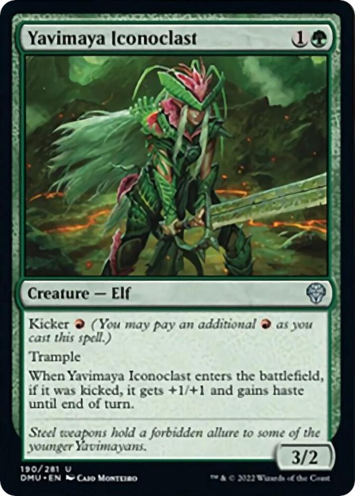 Yavimaya Iconoclast [Dominaria United] 190