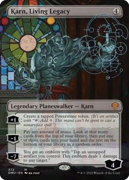 Karn, Living Legacy (Borderless) [Dominaria United] 372