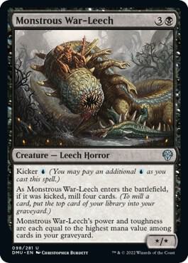 Monstrous War-Leech [Dominaria United] 98