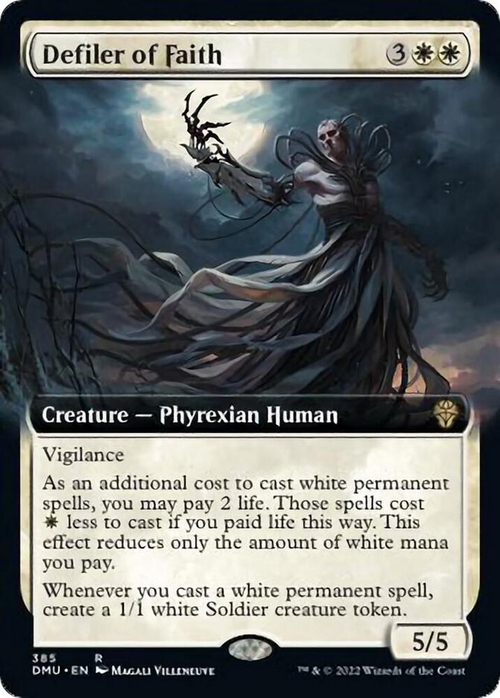 Defiler of Faith (Extended Art) [Dominaria United] 385