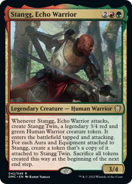 Stangg, Echo Warrior [Commander: Dominaria United] 42