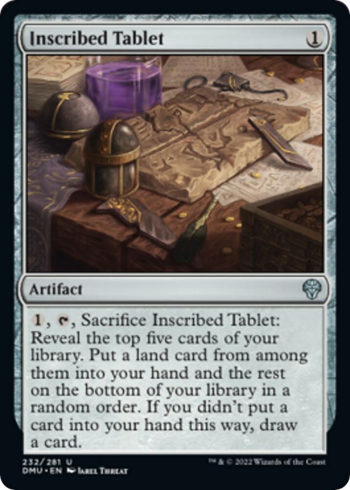 Inscribed Tablet [Dominaria United] 232