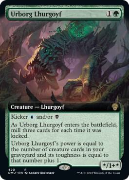 Urborg Lhurgoyf (Extended Art) [Dominaria United] 420