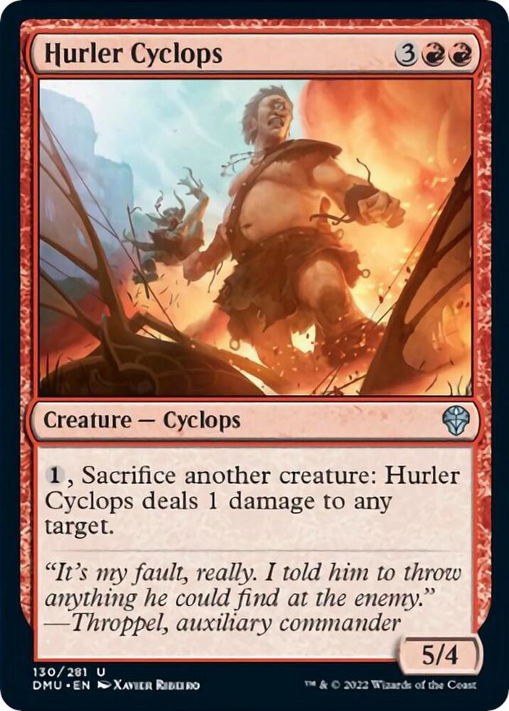 Hurler Cyclops [Dominaria United] 130
