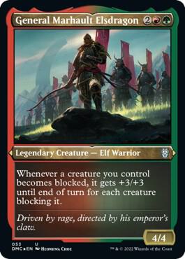 General Marhault Elsdragon (Foil Etched) [Commander: Dominaria United] 53