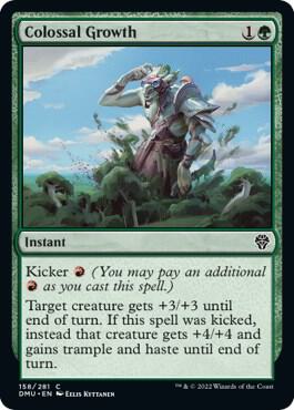 Colossal Growth [Dominaria United] 158