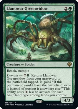 Llanowar Greenwidow [Dominaria United] 169