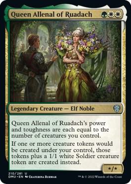 Queen Allenal of Ruadach [Dominaria United] 210