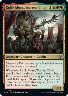 Rulik Mons, Warren Chief [Dominaria United] 217