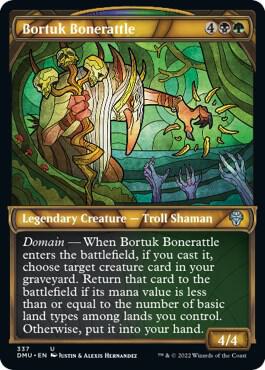 Bortuk Bonerattle (Textured Foil) [Dominaria United] 337