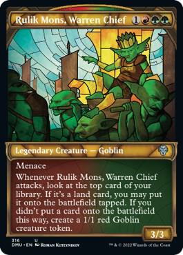 Rulik Mons, Warren Chief (Showcase) [Dominaria United] 316