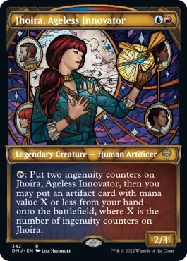 Jhoira, Ageless Innovator (Textured Foil) [Dominaria United] 342