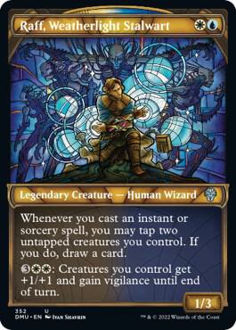 Raff, Weatherlight Stalwart (Textured Foil) [Dominaria United] 352