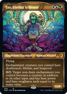 Zur, Eternal Schemer (Textured Foil) [Dominaria United] 368