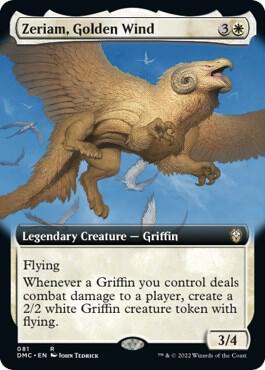 Zeriam, Golden Wind (Extended Art) [Commander: Dominaria United] 81