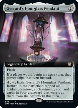 Gerrard's Hourglass Pendant (Extended Art) [Commander: Dominaria United] 93