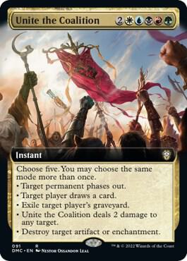 Unite the Coalition (Extended Art) [Commander: Dominaria United] 91