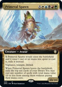 Primeval Spawn (Extended Art) [Commander: Dominaria United] 89