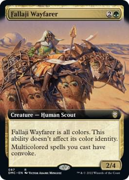 Fallaji Wayfarer (Extended Art) [Commander: Dominaria United] 87