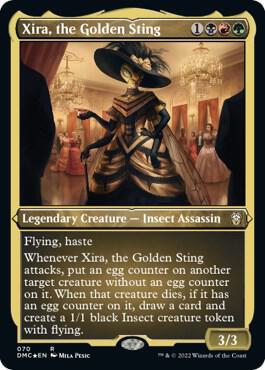 Xira, the Golden Sting (Foil Etched) [Commander: Dominaria United] 70