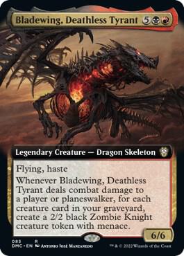 Bladewing, Deathless Tyrant (Extended Art) [Commander: Dominaria United] 85