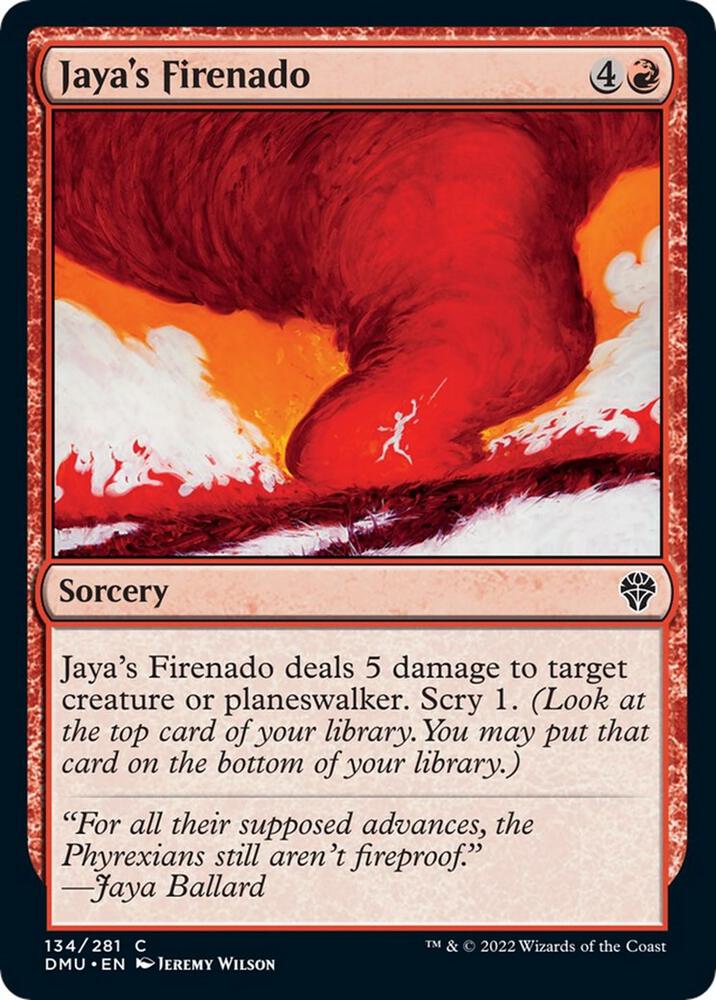 Jaya's Firenado [Dominaria United] 134