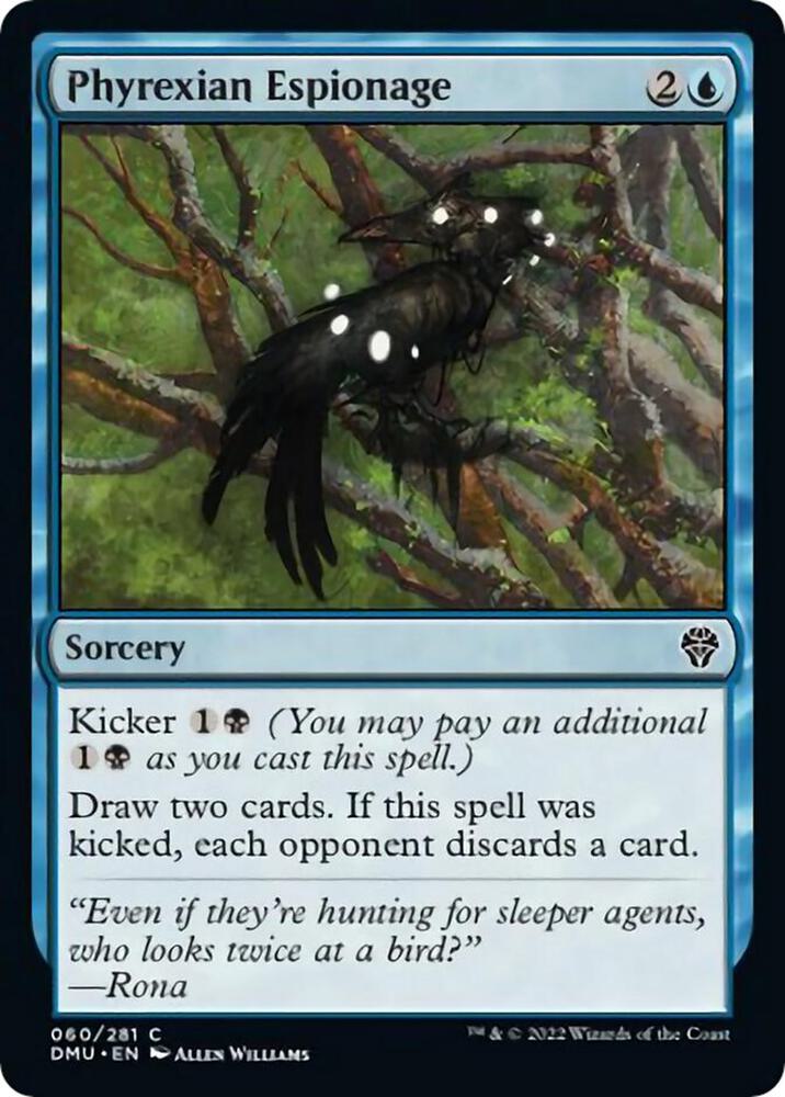 Phyrexian Espionage [Dominaria United] 60