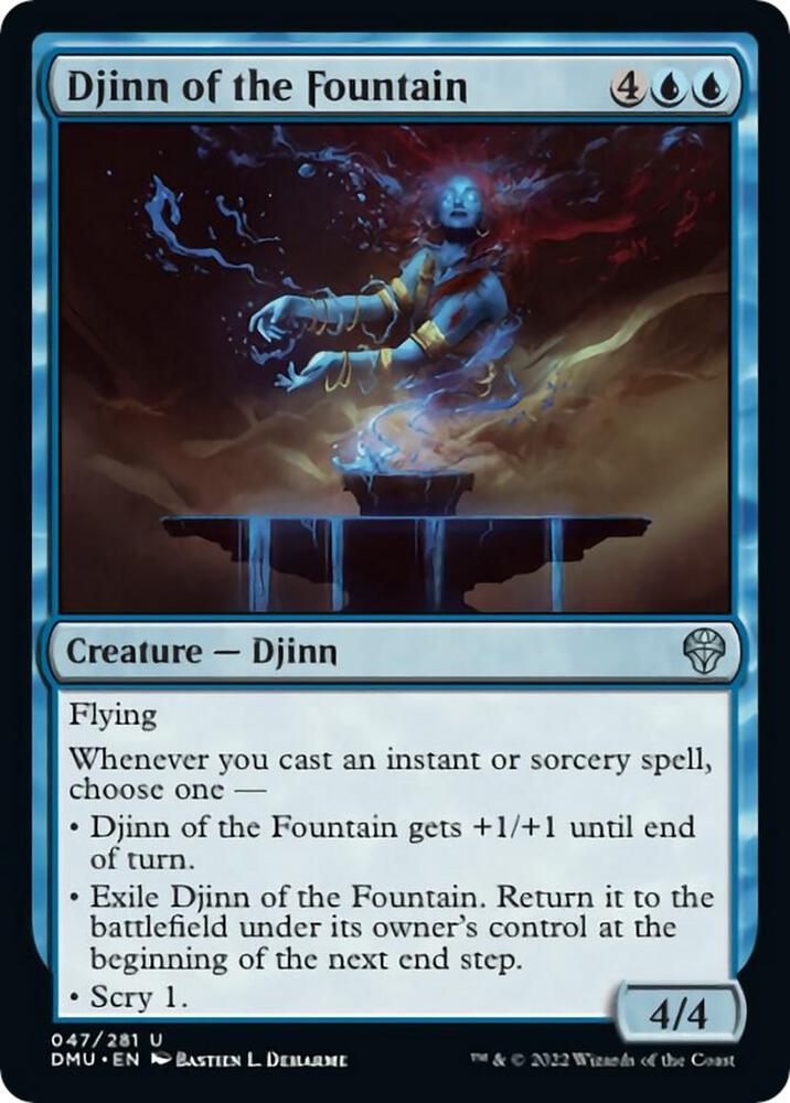 Djinn of the Fountain [Dominaria United] 47
