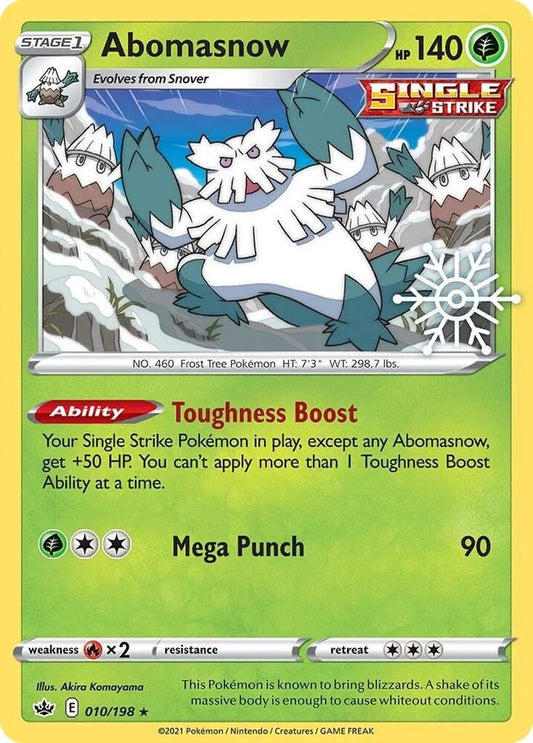 Abomasnow - 010/198 (Holiday Calendar) [Miscellaneous Cards & Products] 010/198