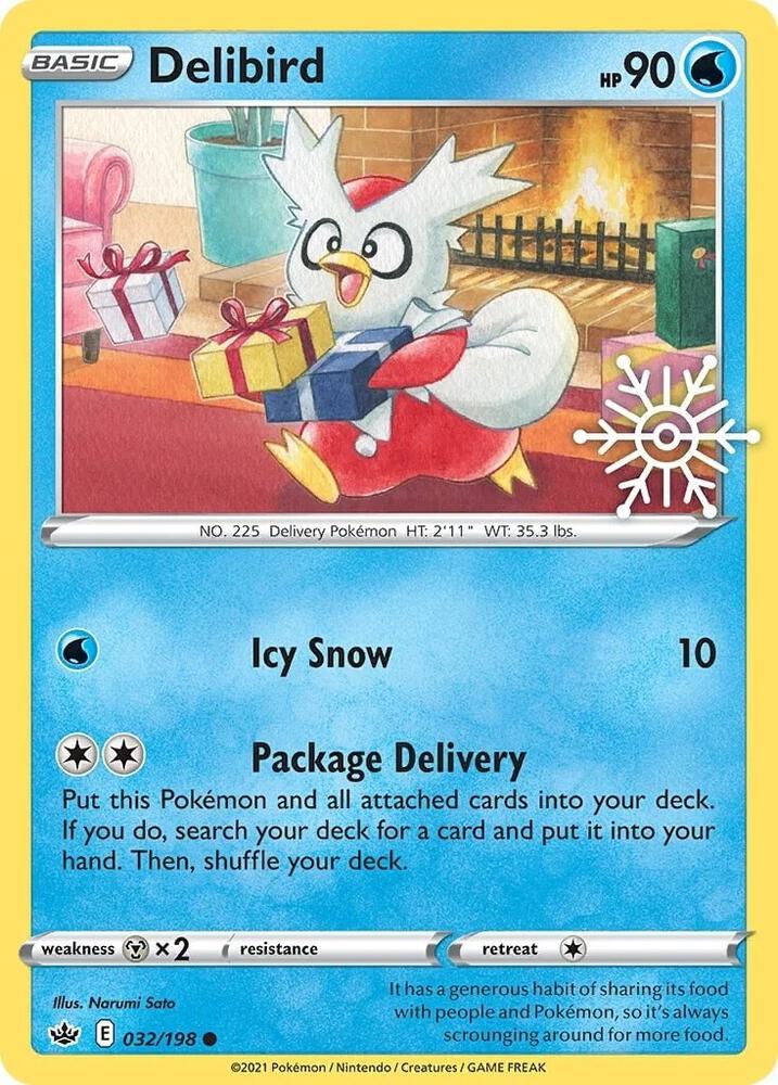 Delibird - 032/198 (Holiday Calendar) [Miscellaneous Cards & Products] 032/198