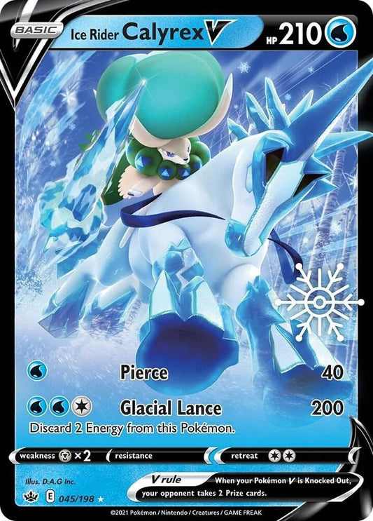 Ice Rider Calyrex V - 045/198 (Holiday Calendar) [Miscellaneous Cards & Products] 045/198