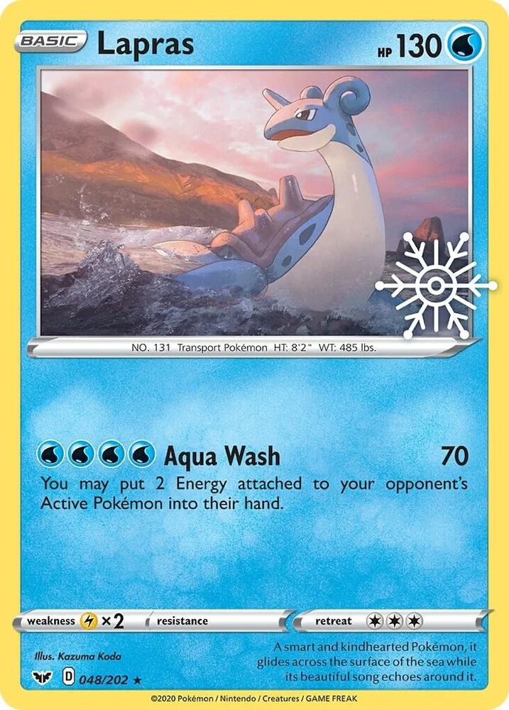 Lapras - 048/202 (Holiday Calendar) [Miscellaneous Cards & Products] 048/202