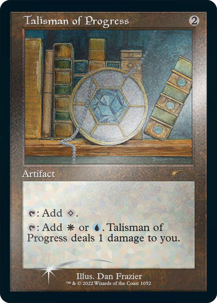Talisman of Progress (Retro Frame) (Foil Etched) [Secret Lair Drop Series] 1052
