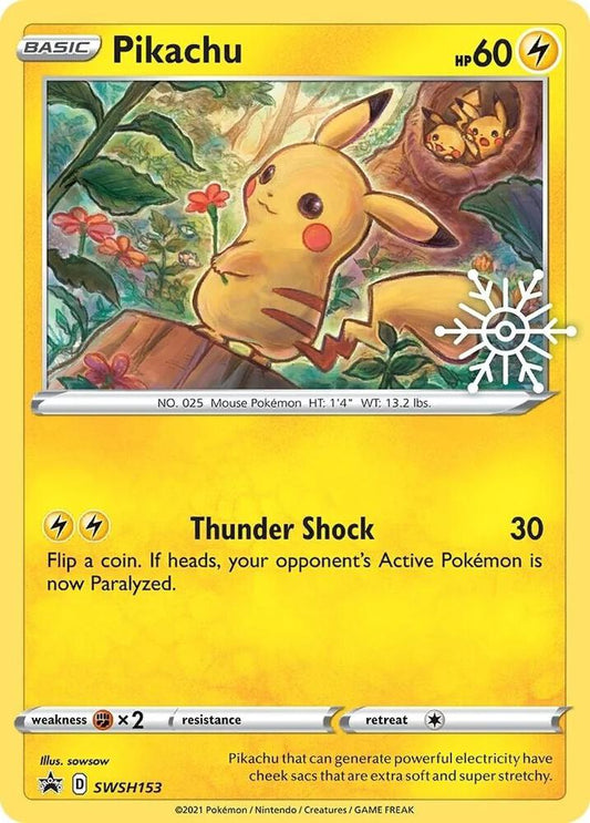 Pikachu - SWSH153 (Holiday Calendar) [SWSH: Sword & Shield Promo Cards] SWSH153