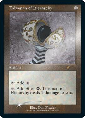 Talisman of Hierarchy (Retro Frame) (Foil Etched) [Secret Lair Drop Series] 1057