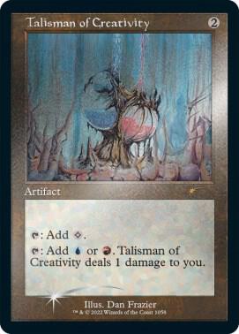 Talisman of Creativity (Retro Frame) (Foil Etched) [Secret Lair Drop Series] 1058