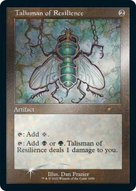 Talisman of Resilience (Retro Frame) (Foil Etched) [Secret Lair Drop Series] 1059