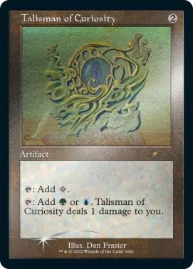 Talisman of Curiosity (Retro Frame) (Foil Etched) [Secret Lair Drop Series] 1061