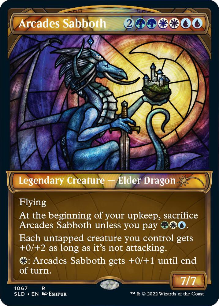 Arcades Sabboth (Stained Glass) (Textured Foil) [Secret Lair Drop Series] 1067
