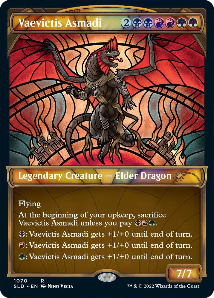 Vaevictis Asmadi (Stained Glass) (Textured Foil) [Secret Lair Drop Series] 1070