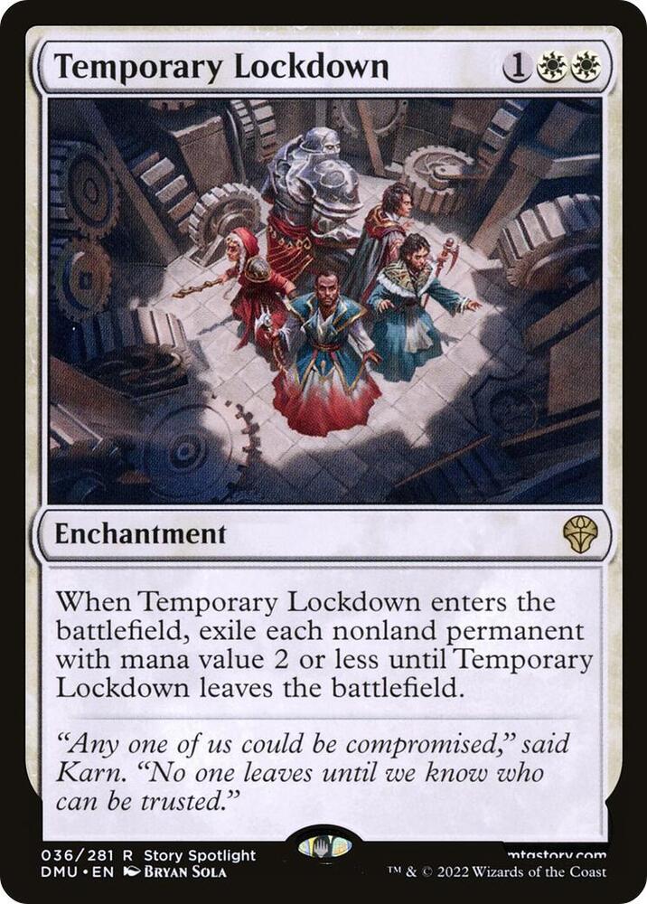 Temporary Lockdown [Dominaria United] 36