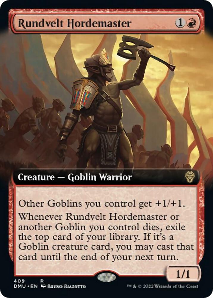 Rundvelt Hordemaster (Extended Art) [Dominaria United] 409