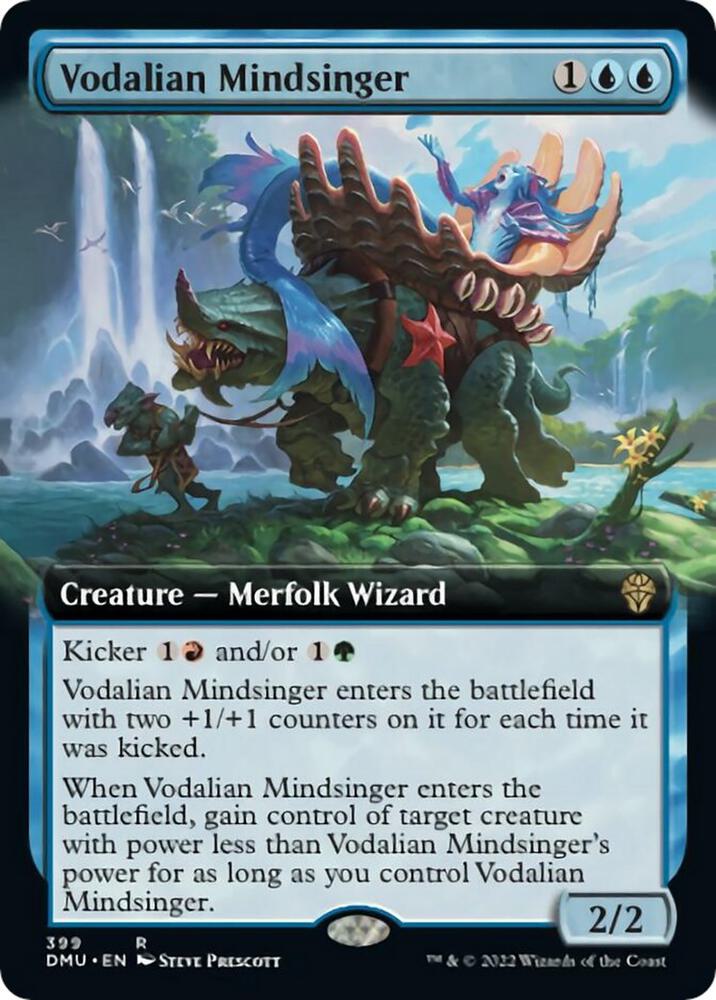 Vodalian Mindsinger (Extended Art) [Dominaria United] 399