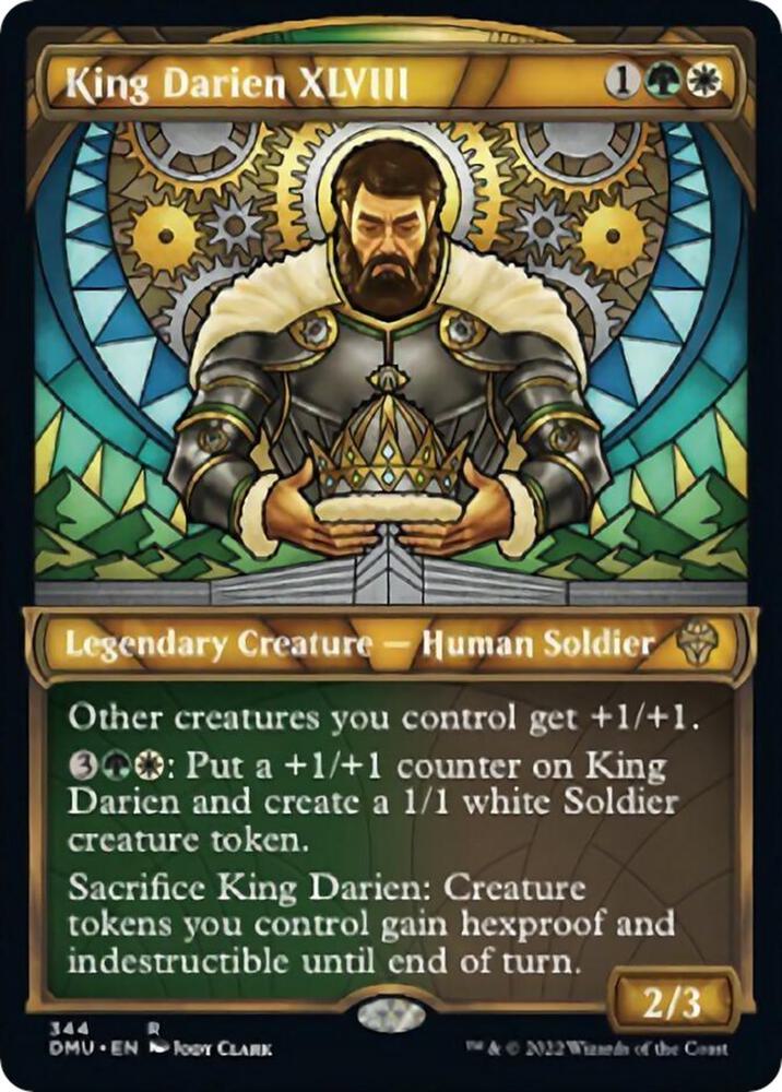 King Darien XLVIII (Textured Foil) [Dominaria United] 344