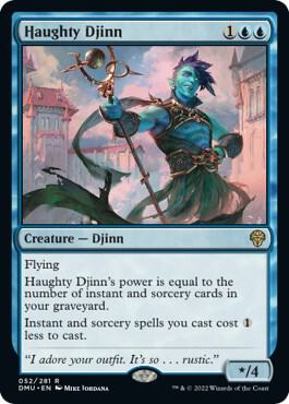 Haughty Djinn [Dominaria United] 52