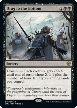 Drag to the Bottom [Dominaria United] 91